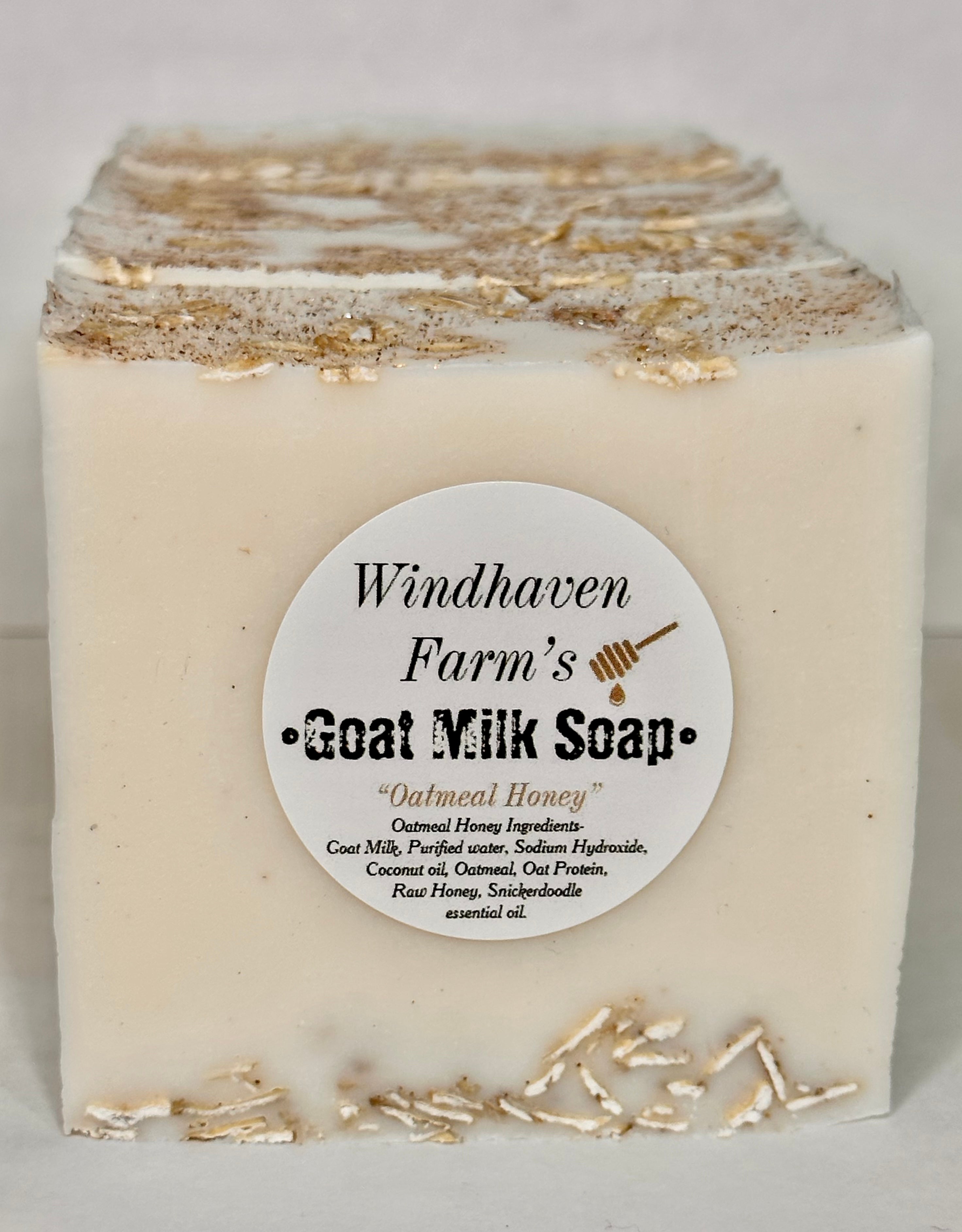 Oatmeal Honey Soap with Goat Milk