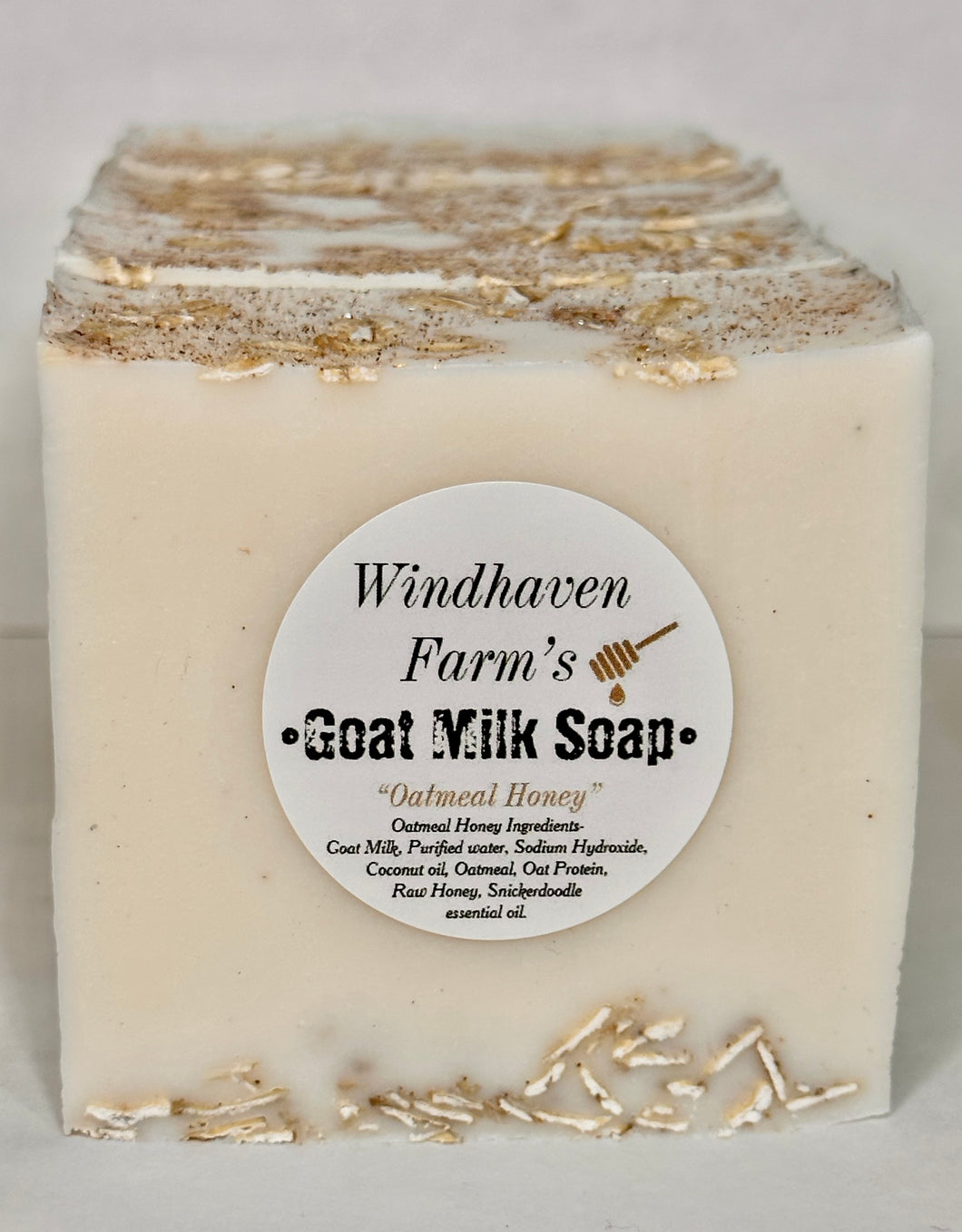 “Oatmeal Honey” Goat Milk Soap