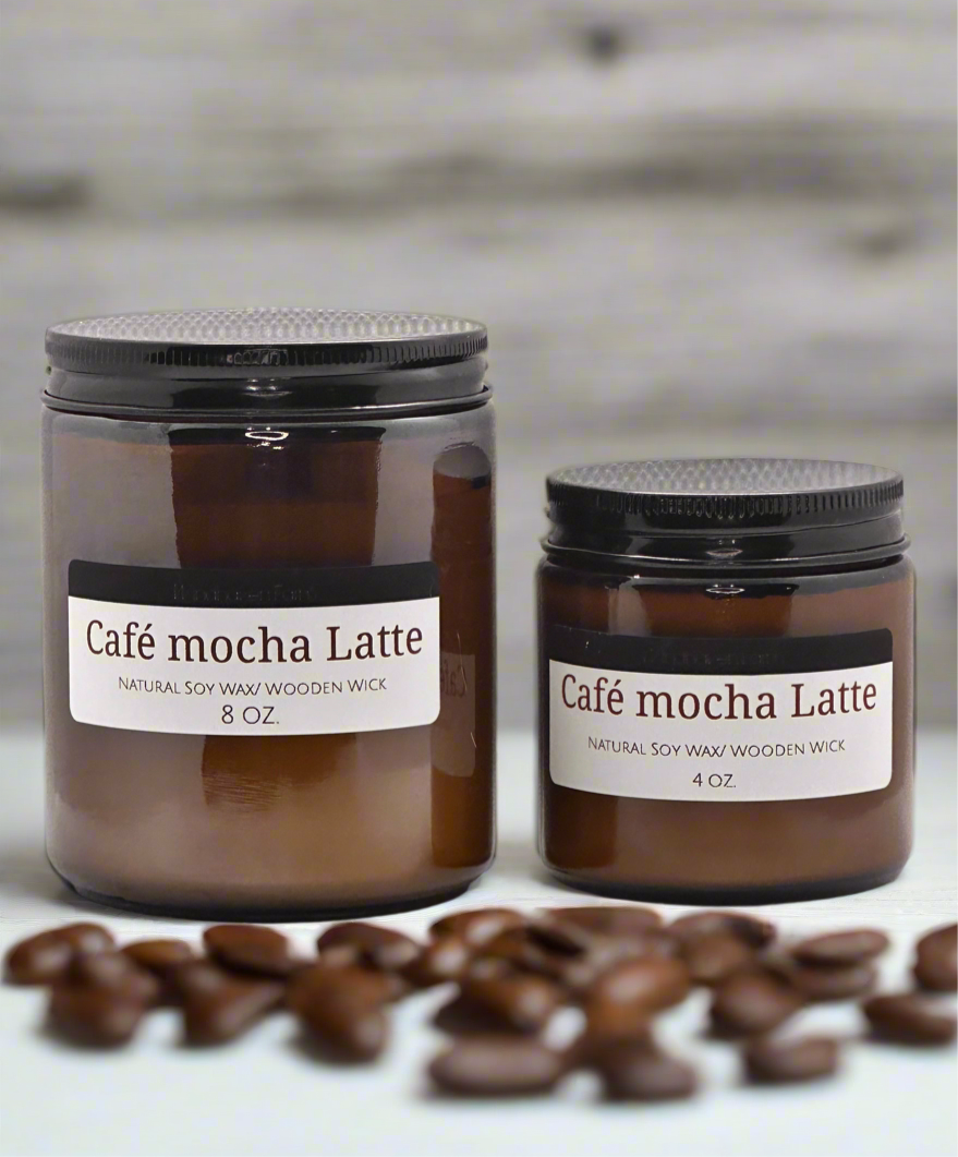 Cafe Mocha Latte Candles