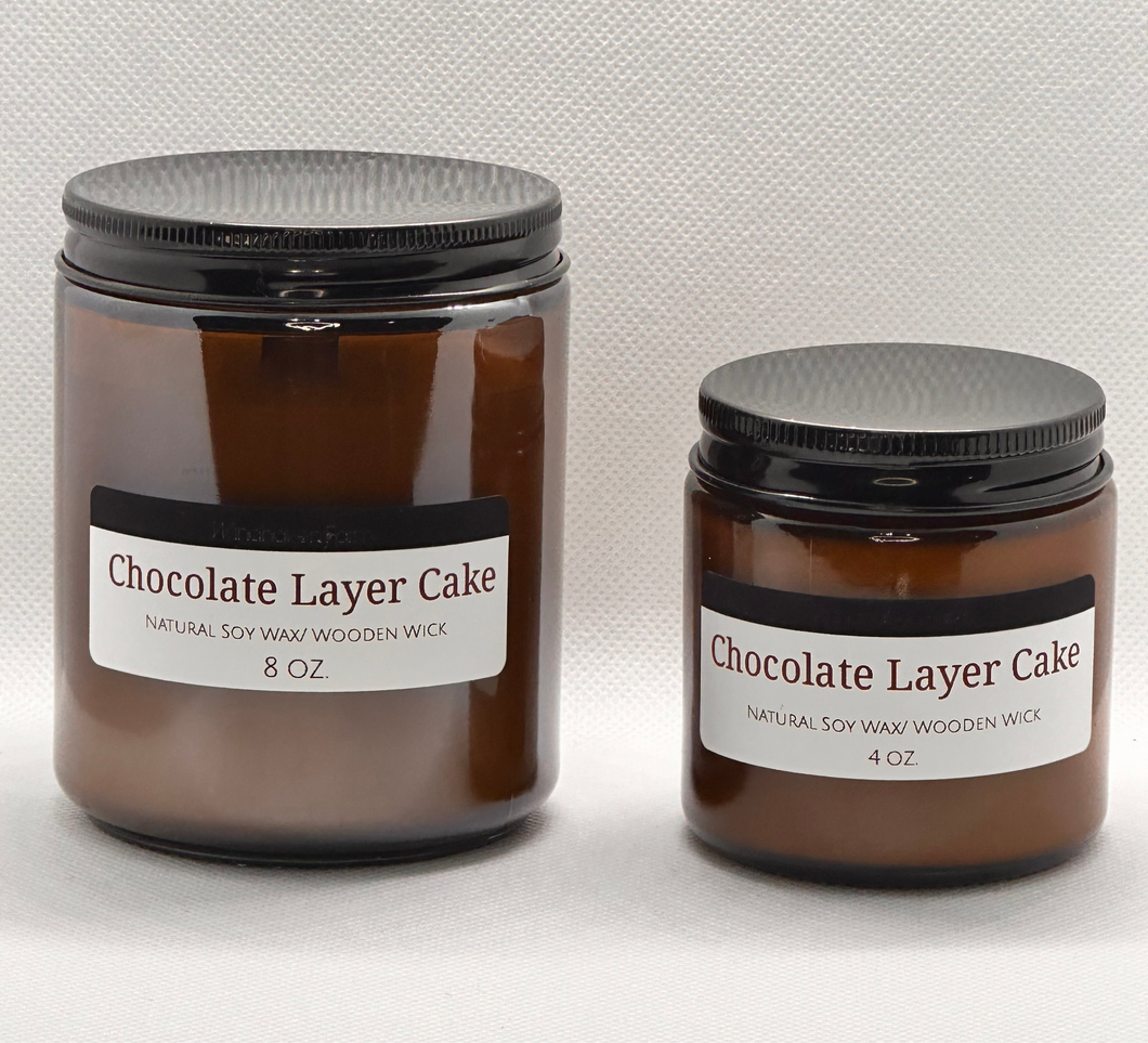 Chocolate Layer Cake Candles