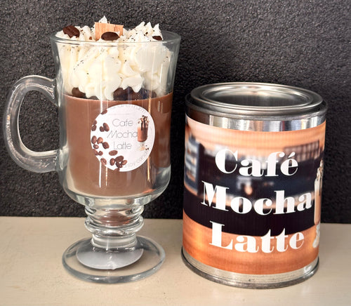 Cafe Mocha Latte Candles