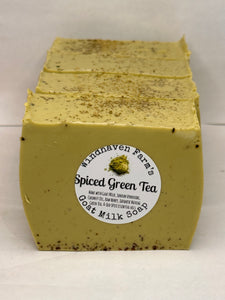 “Spiced Green Tea” Goat Milk Soap