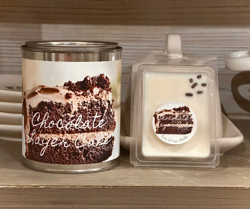 Chocolate Layer Cake Candles