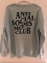 Load image into Gallery viewer, (Medium) Mint Antisocial Moms Crewneck