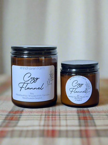 Cozy Flannel Candles