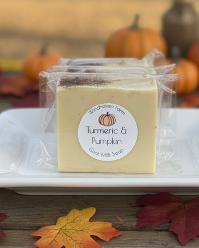 Turmeric & Pumpkin Goat Milk Soap
