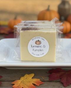Turmeric & Pumpkin Goat Milk Soap