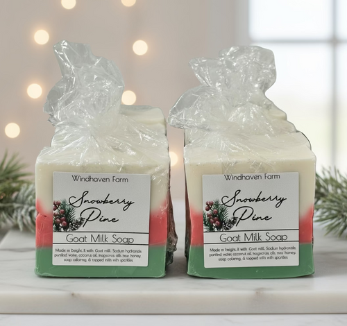 Snowberry Pine Goat Milk Soaps