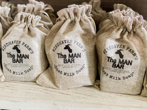 “The MAN Bar” Goat milk Soap